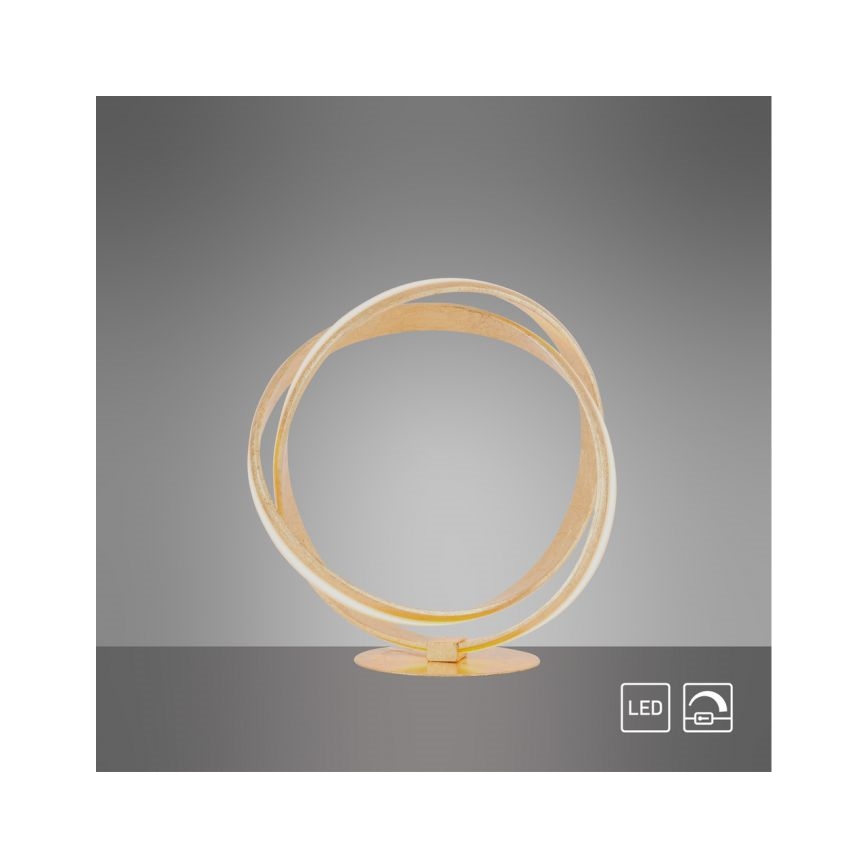 Paul Neuhaus 4531-12 - Candeeiro de mesa LED com regulação MELINDA LED/18W/230V dourado