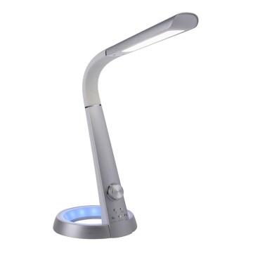 Paul Neuhaus 4591-95 - Candeeiro de mesa LED RGB com regulação BILL LED/5,7W/230V 3000-6500K USB + LED/1,6W matte chrome