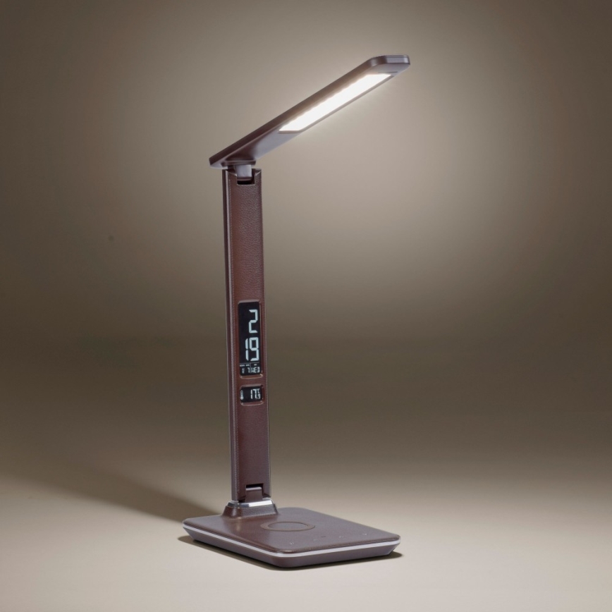 Paul Neuhaus 4595-23 - Candeeiro LED táctil com regulação e carregamento sem fios LED/5W/230V