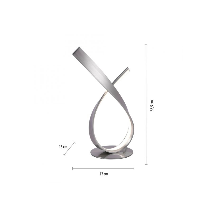 Paul Neuhaus 4720-55 - Candeeiro LED com regulação LINDA LED/11,4W/230V mate cromado