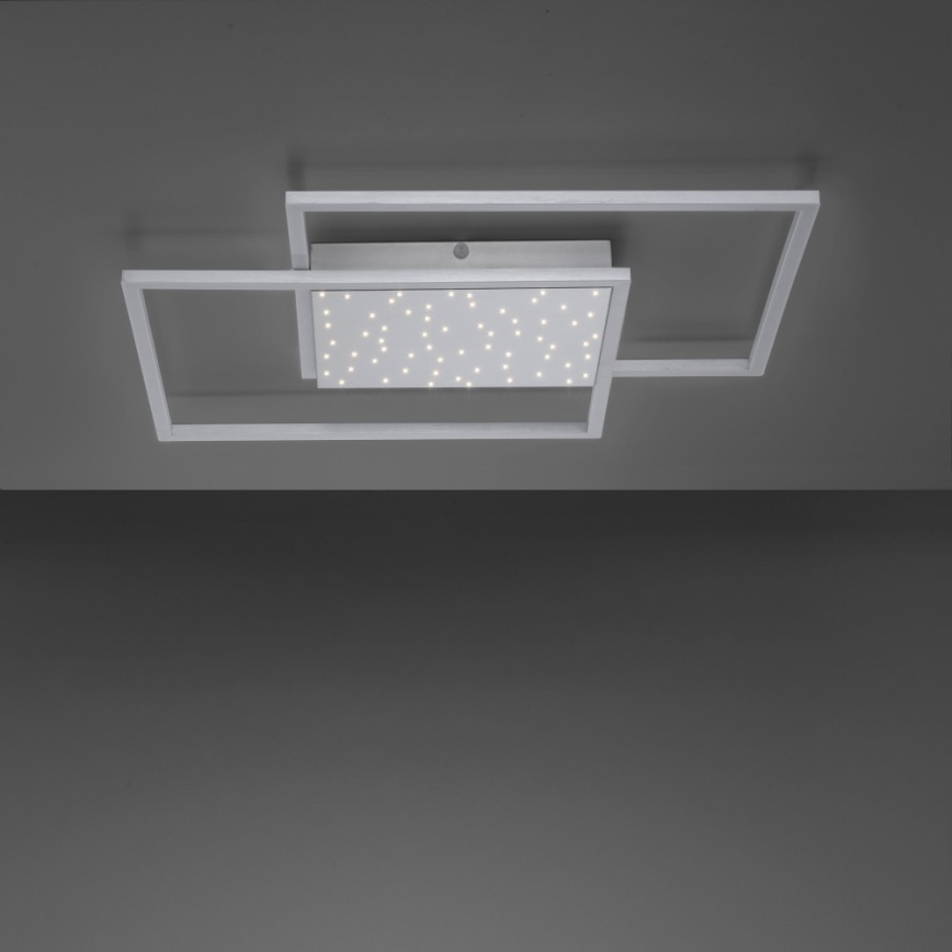 Paul Neuhaus 6024-55 - Candelabro montado à superfície LED com regulação YUKI LED/49W/230V + controlo remoto