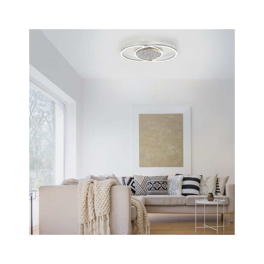 Paul Neuhaus 6025-55 - Iluminação de teto LED com regulação YUKI LED/48W/230V + controlo remoto