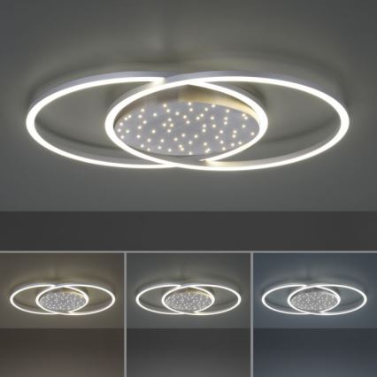 Paul Neuhaus 6025-55 - Iluminação de teto LED com regulação YUKI LED/48W/230V + controlo remoto