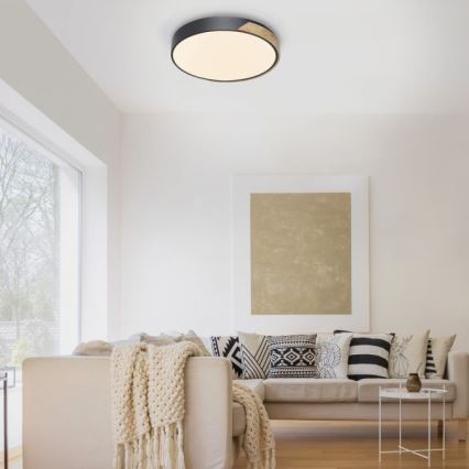 Paul Neuhaus 6071-18 - Iluminação de teto LED com regulação Q-PIATO LED/35W/230V diâmetro 51 cm 2700-5000K Wi-Fi + comando