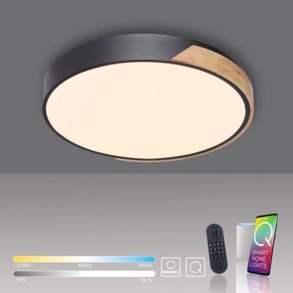 Paul Neuhaus 6071-18 - Iluminação de teto LED com regulação Q-PIATO LED/35W/230V diâmetro 51 cm 2700-5000K Wi-Fi + comando