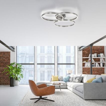 Paul Neuhaus 6233-55 - Iluminação de teto LED com regulação PAAN LED/45,5W/230V 2700-5000K + comando