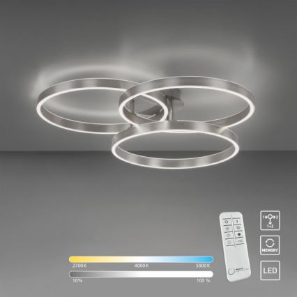Paul Neuhaus 6233-55 - Iluminação de teto LED com regulação PAAN LED/45,5W/230V 2700-5000K + comando