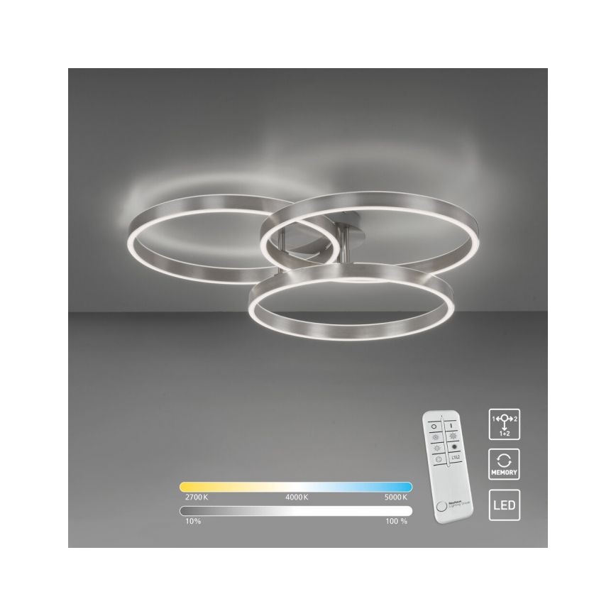 Paul Neuhaus 6233-55 - Iluminação de teto LED com regulação PAAN LED/45,5W/230V 2700-5000K + comando