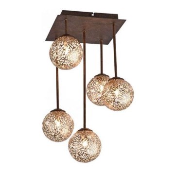 Paul Neuhaus 6234-48 - Candelabro suspenso GRETA 5xG9/40W/230V