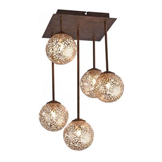 Paul Neuhaus 6234-48 - Candelabro suspenso GRETA 5xG9/40W/230V