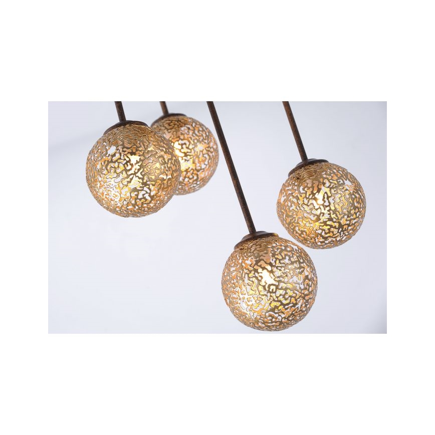 Paul Neuhaus 6234-48 - Candelabro suspenso GRETA 5xG9/40W/230V