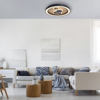 Paul Neuhaus 6284-79 - Iluminação de teto LED ELIZA LED/55,5W/230V diâmetro 60 cm carvalho