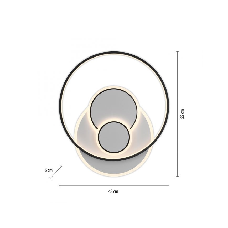 Paul Neuhaus 6392-16 - Iluminação de teto LED MAILAK LED/27W/230V