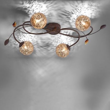Paul Neuhaus 6395-48 - Candelabro integrado GRETA 4xG9/40W/230V