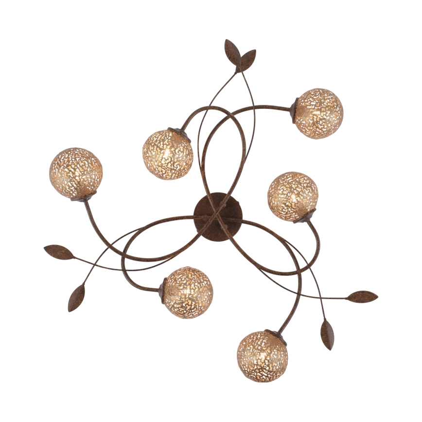 Paul Neuhaus 6398-48 - Candelabro integrado GRETA 6xG9/40W/230V