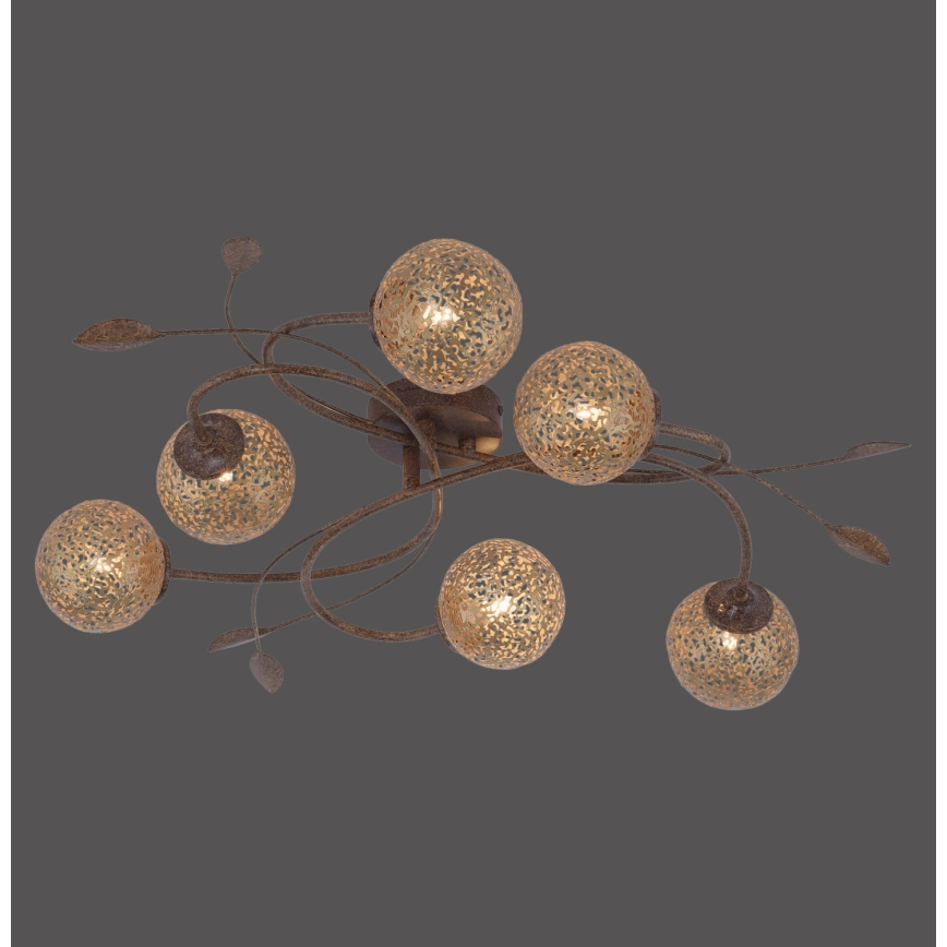 Paul Neuhaus 6398-48 - Candelabro integrado GRETA 6xG9/40W/230V