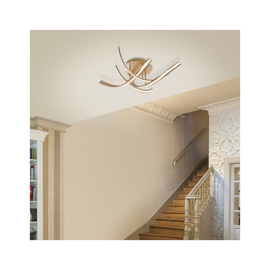 Paul Neuhaus 6474-12 - Candelabro integrado LED com regulação LINDA 4xLED/7W/230V