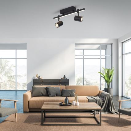 Paul Neuhaus 6524-18 - Foco LED embutido BARIK 2xGU10/4,5W/230V + LED/5W