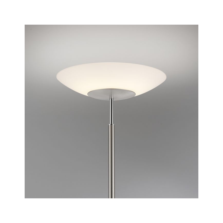 Paul Neuhaus 655-55 - Candeeiro de chão LED com regulação ALFRED 1xLED/28W+1xLED/4W/230V cromado brilhante