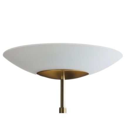 Paul Neuhaus - 655-60 - Candeeiro de chão LED com regulação ALFRED 1xLED/28W/230V+1xLED/4W/230V latão