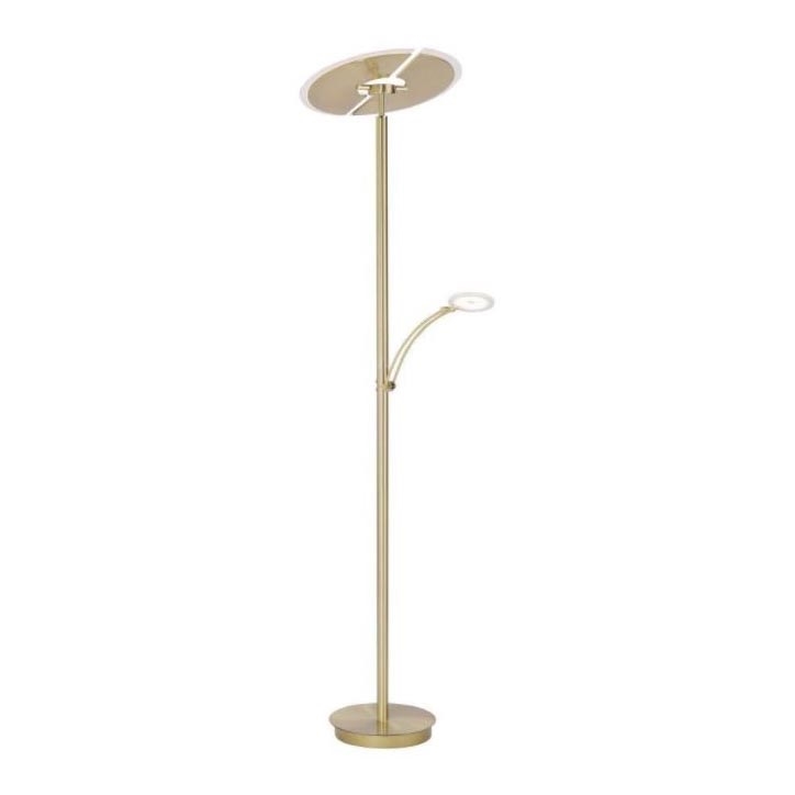 Paul Neuhaus 673-60- Candeeiro de chão LED com regulação ARTUR 2xLED/21W/230V+1xLED/6W