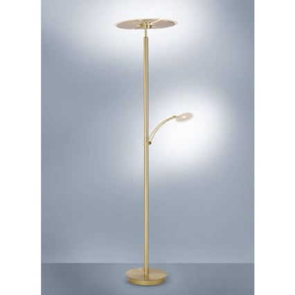 Paul Neuhaus 673-60- Candeeiro de chão LED com regulação ARTUR 2xLED/21W/230V+1xLED/6W