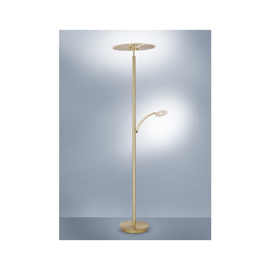 Paul Neuhaus 673-60- Candeeiro de chão LED com regulação ARTUR 2xLED/21W/230V+1xLED/6W