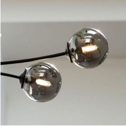 Paul Neuhaus 6737-18 - Candelabro montado à superfície LED WIDOW 6xG9/3W/230V