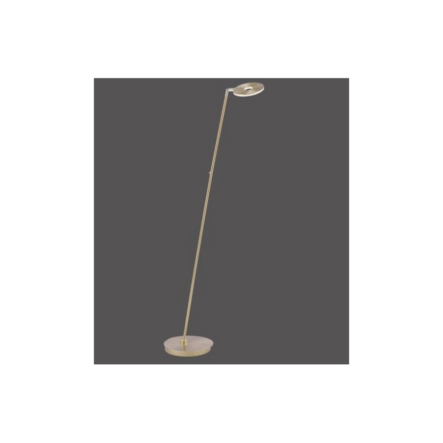 Paul Neuhaus 676-60 - Candeeiro de chão LED táctil com regulação MARTIN LED/13,5W/230V latão