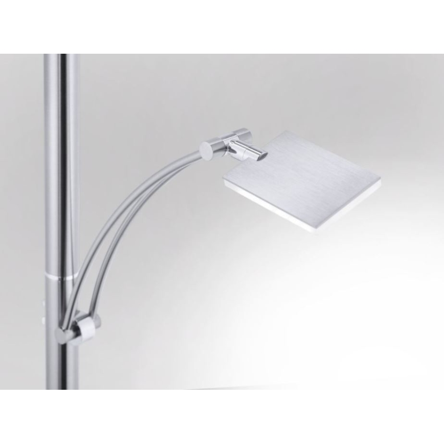 Paul Neuhaus 687-55 - Candeeiro de chão LED com regulação ARTUR 2xLED/27W + 1xLED/6W