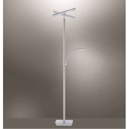 Paul Neuhaus 687-55 - Candeeiro de chão LED com regulação ARTUR 2xLED/27W + 1xLED/6W