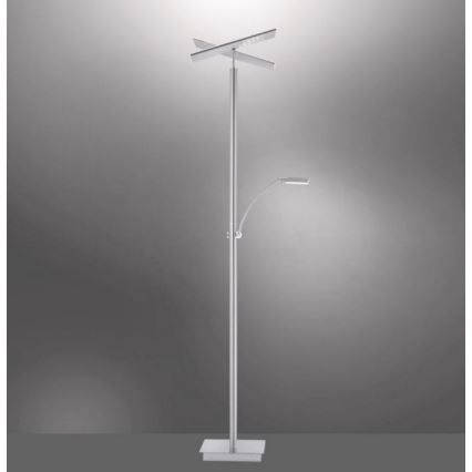 Paul Neuhaus 687-55 - Candeeiro de chão LED com regulação ARTUR 2xLED/27W + 1xLED/6W
