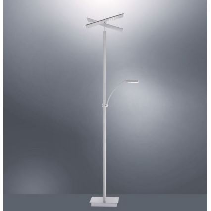 Paul Neuhaus 687-55 - Candeeiro de chão LED com regulação ARTUR 2xLED/27W + 1xLED/6W
