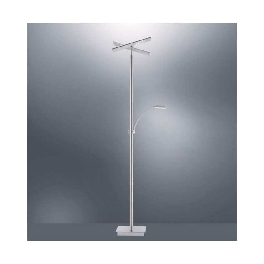 Paul Neuhaus 687-55 - Candeeiro de chão LED com regulação ARTUR 2xLED/27W + 1xLED/6W