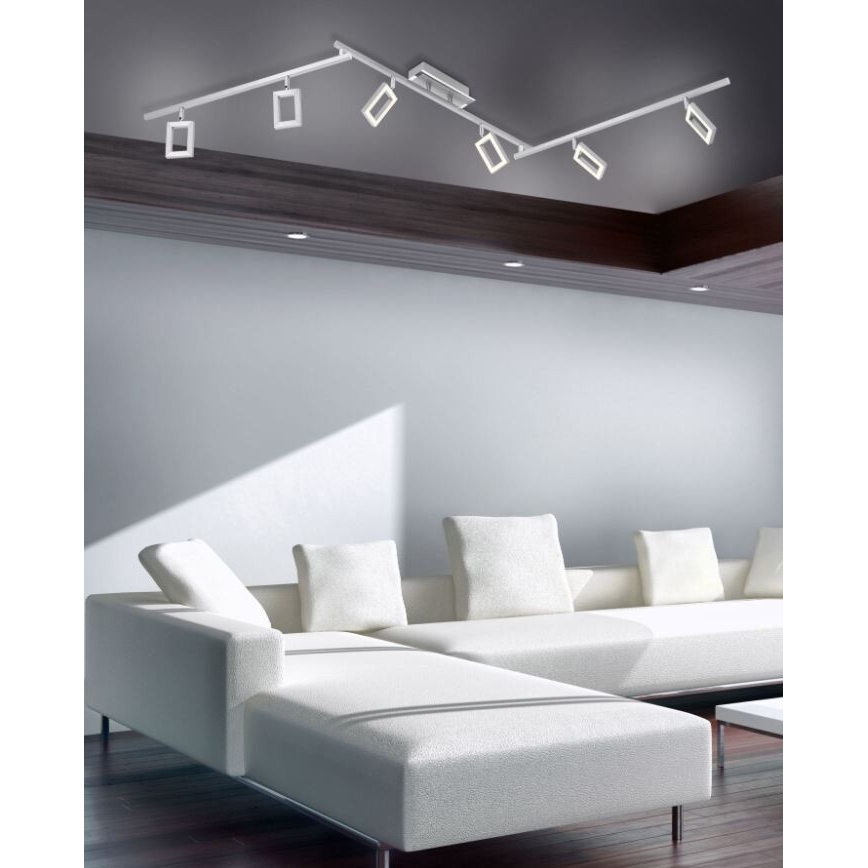 Paul Neuhaus 6965-55 - Foco LED com regulação INIGO 6xLED/4W/230V