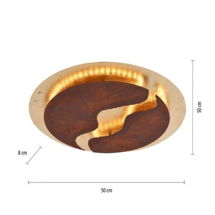 Paul Neuhaus 6983-48 - Iluminação de teto LED com regulação NEVIS LED/42W/230V