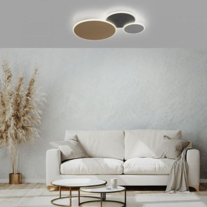 Paul Neuhaus 8007-70 - Iluminação de teto LED com regulação Q-PIATO LED/35W/230V 2700-5000K Wi-Fi + comando