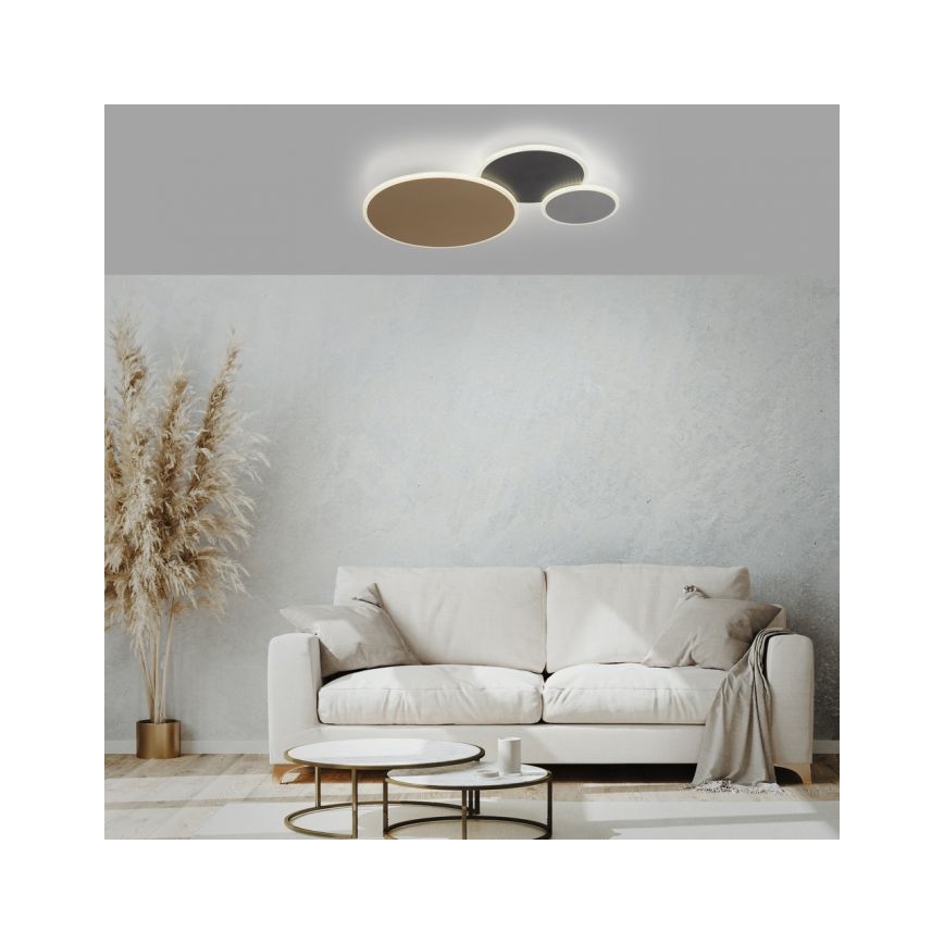Paul Neuhaus 8007-70 - Iluminação de teto LED com regulação Q-PIATO LED/35W/230V 2700-5000K Wi-Fi + comando