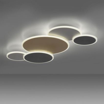 Paul Neuhaus 8008-70 - Iluminação de teto LED com regulação Q-PIATO LED/49W/230V 2700-5000K Wi-Fi + comando