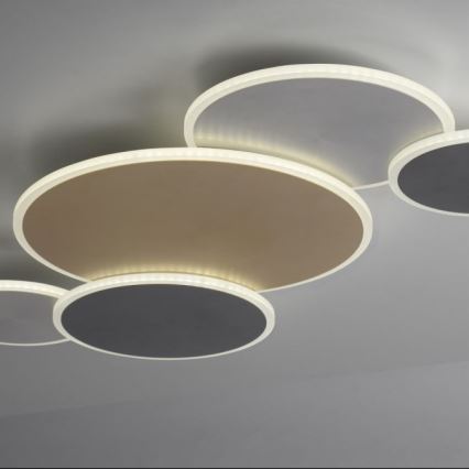 Paul Neuhaus 8008-70 - Iluminação de teto LED com regulação Q-PIATO LED/49W/230V 2700-5000K Wi-Fi + comando