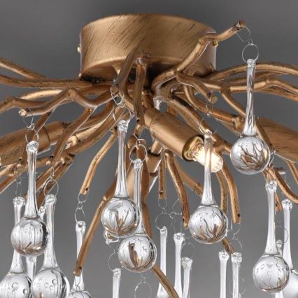 Paul Neuhaus 8090-11 - Candelabro integrado ICICLE 4xG9/40W/230V