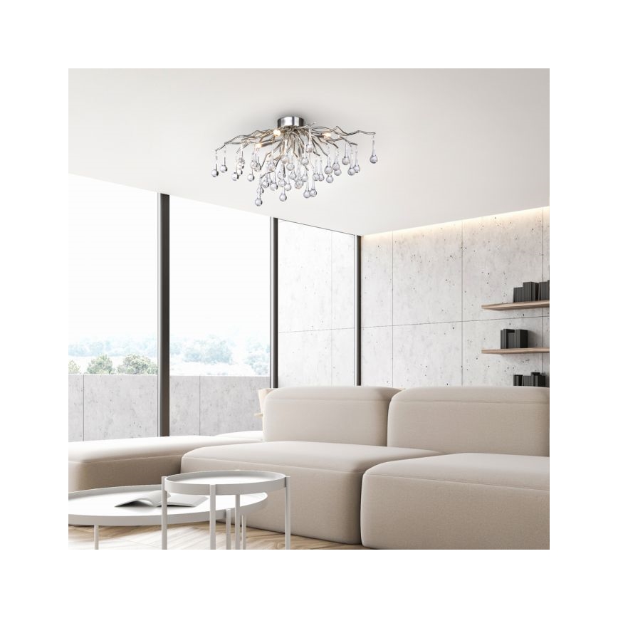 Paul Neuhaus 8090-55 - Candeeiro integrado ICICLE 4xG9/40W/230V