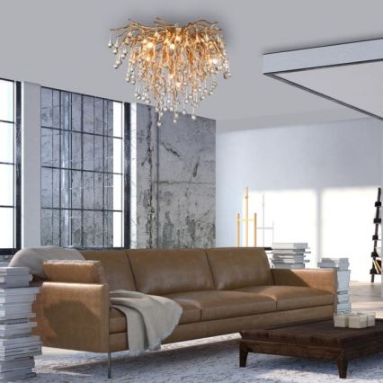Paul Neuhaus 8091-11 - Candelabro integrado ICICLE 9xG9/40W/230V