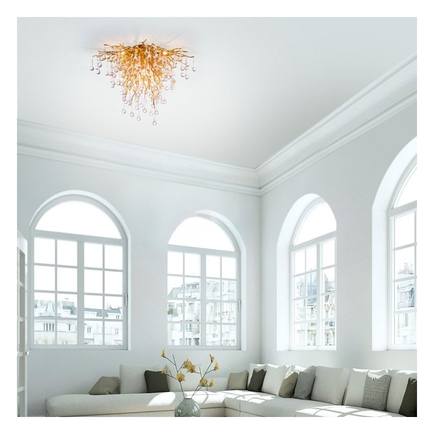 Paul Neuhaus 8091-11 - Candelabro integrado ICICLE 9xG9/40W/230V