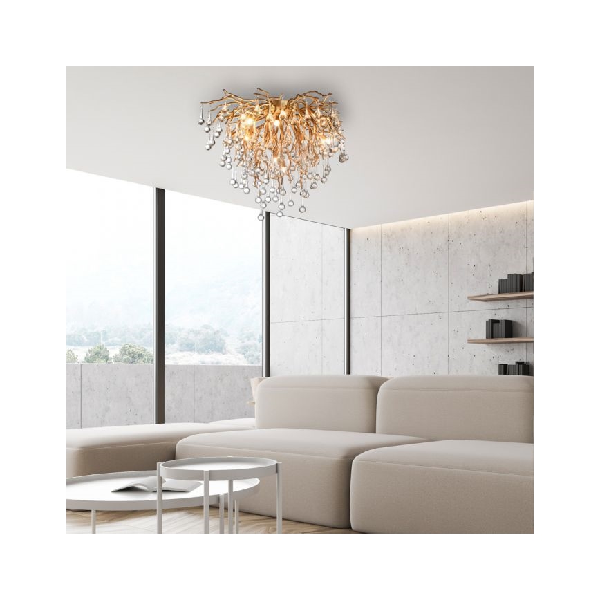 Paul Neuhaus 8091-11 - Candelabro integrado ICICLE 9xG9/40W/230V