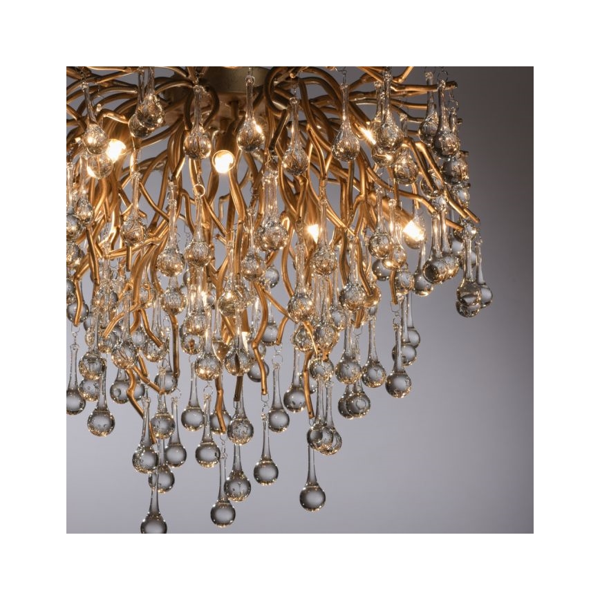 Paul Neuhaus 8091-11 - Candelabro integrado ICICLE 9xG9/40W/230V