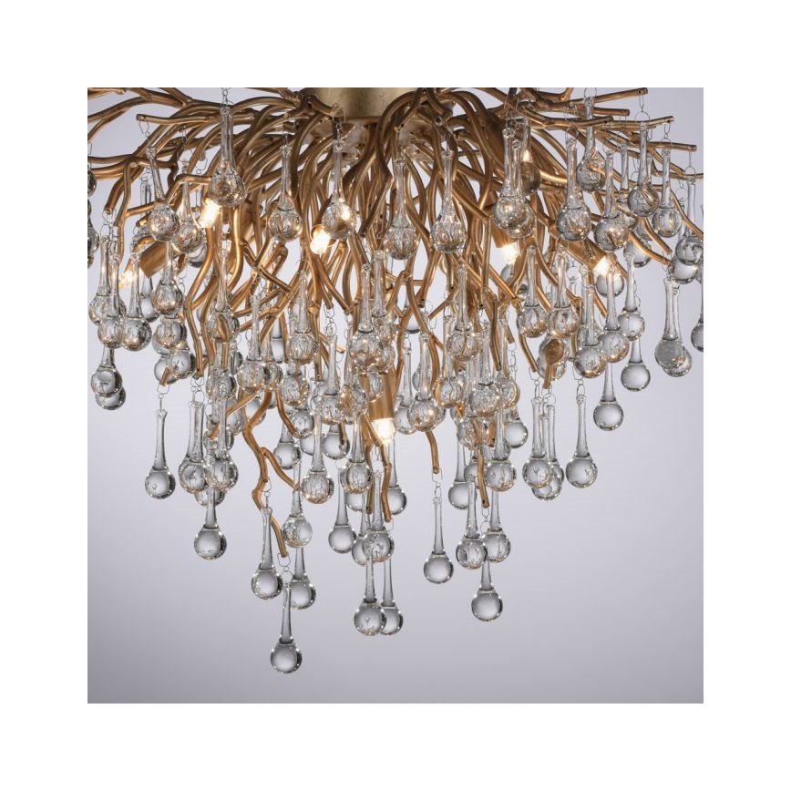 Paul Neuhaus 8091-11 - Candelabro integrado ICICLE 9xG9/40W/230V