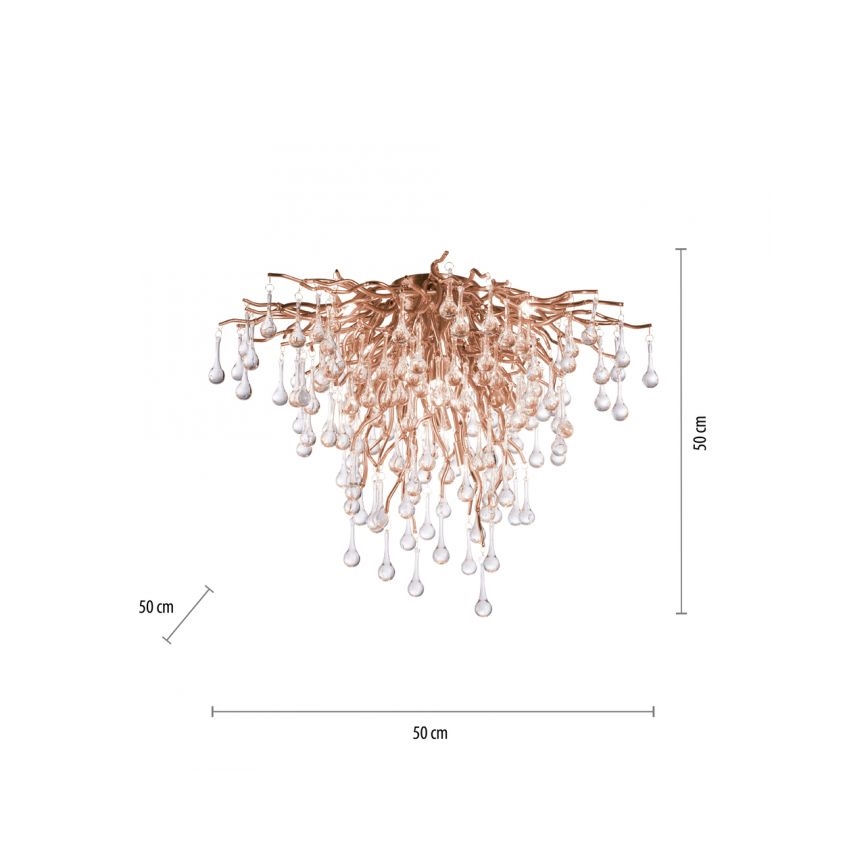 Paul Neuhaus 8091-11 - Candelabro integrado ICICLE 9xG9/40W/230V