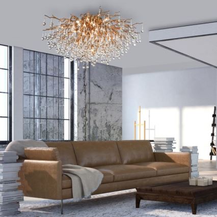 Paul Neuhaus 8092-11 - Iluminação de teto ICICLE 14xG9/40W/230V