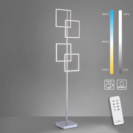 Paul Neuhaus 817-55 - Candeeiro de chão LED com regulação INIGO 4xLED/8W/230V + controlo remoto